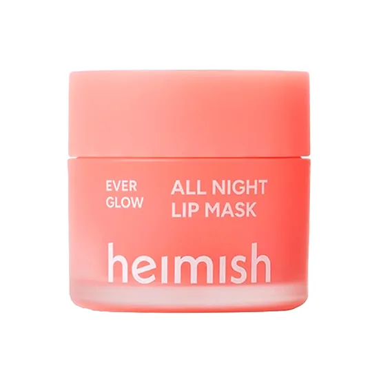 Barojoša nakts maska ar peptīdiem un keramīdiem sausām lūpām Heimish Ever Glow All Night Lip Mask